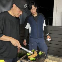 社員バーベキューの様子